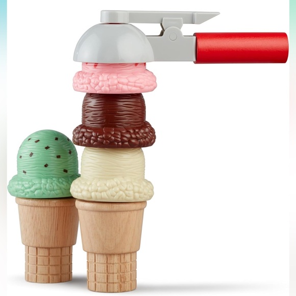 Melissa and Doug Wooden Magnetic Ice Cream Set - Picture 9 of 10